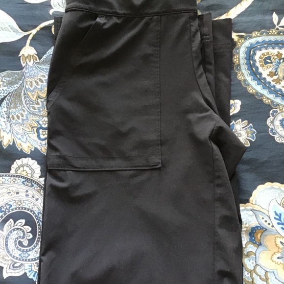 Athleta Chelsea  wide leg crème tan and black size 0 - Picture 4 of 11